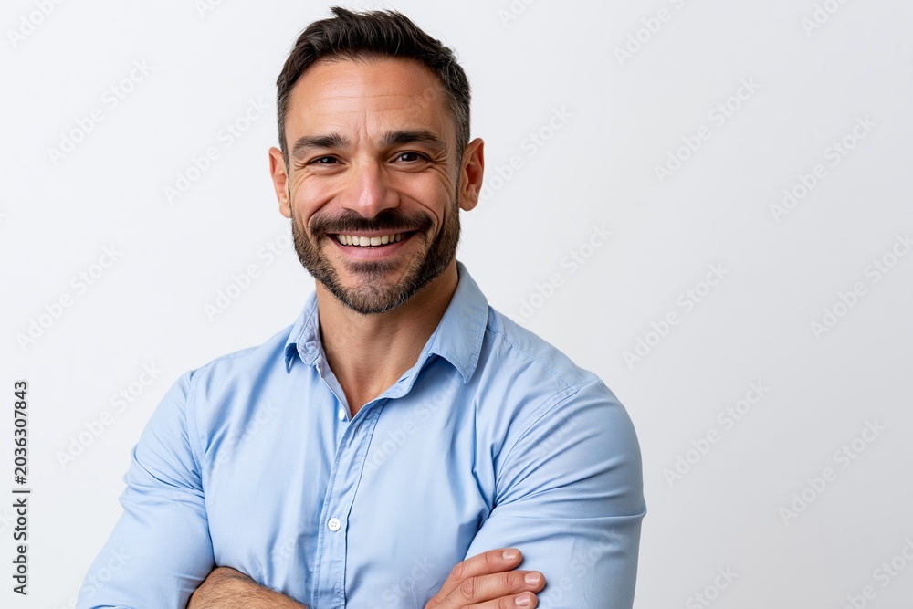 Fototapeta premium Smiling Confident Professional Man