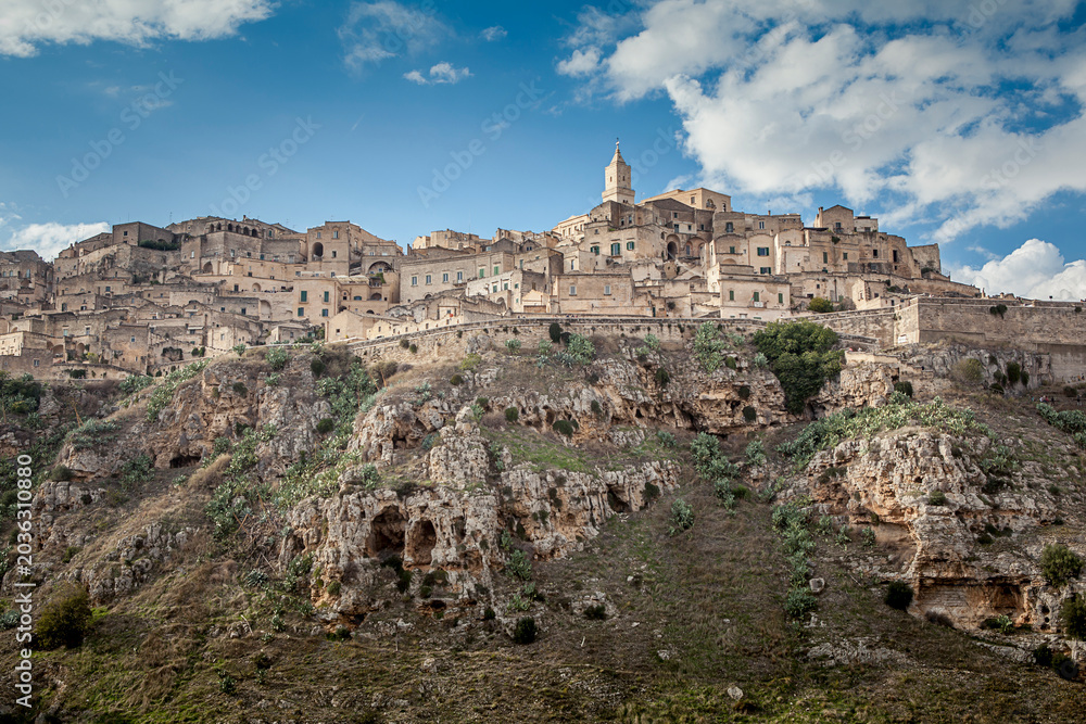 Fototapeta premium Panoramic view of Matera. Basilicata. Italy.