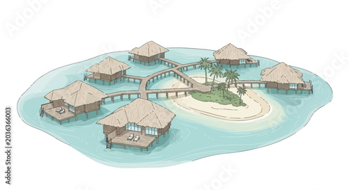 Photos Luxury Overwater Bungalow Resort Island.