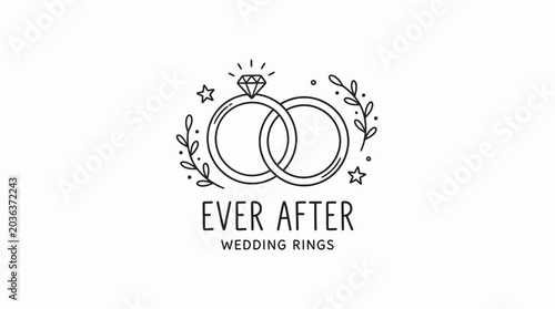 Wedding Rings Engagement Symbol.