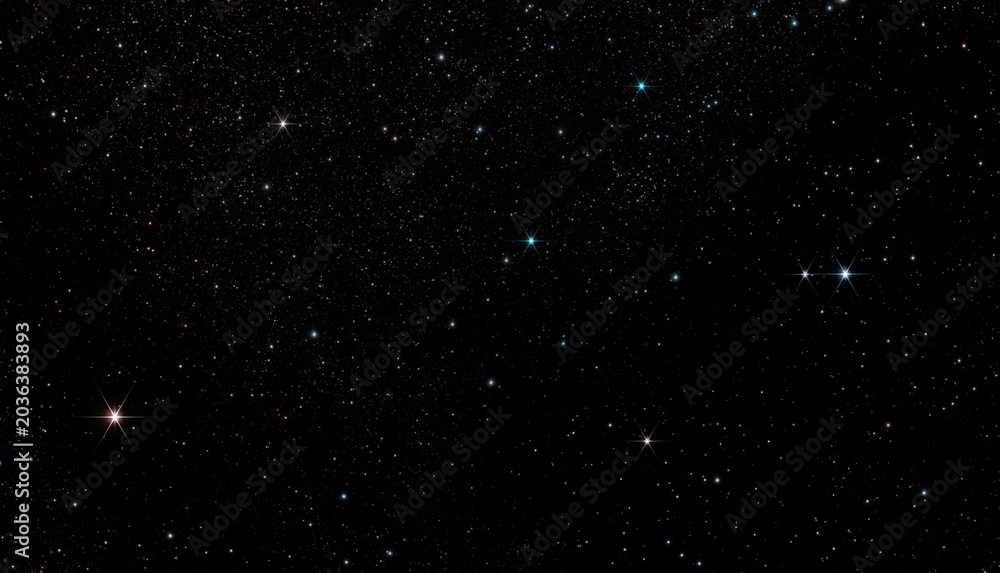 Obraz premium Celestial Star Field