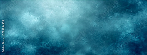 Bild auf Leinwand Abstract texture, deep blue and aqua hues intermingle, evoking stormy sea or ethereal mist, adding depth mystique