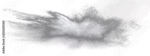 Bild auf Leinwand Abstract smoky plume dissipates, creating ethereal wisps.