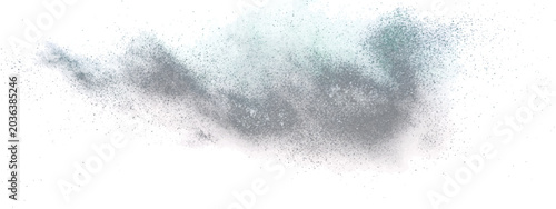 Fotografía Abstract atmospheric watercolor wash of ethereal clouds, evoking serene tranquility and gentle movement