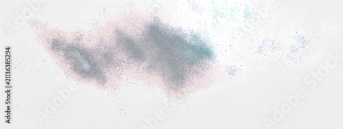 Tableau sur toile Abstract watercolor wash pastel shades, ethereal blend gentle hues, delicate texture evokes peaceful dreamscape