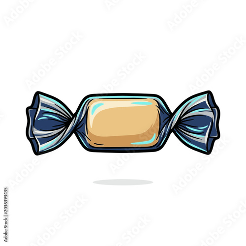 Fotografía Caramel candy small object vector