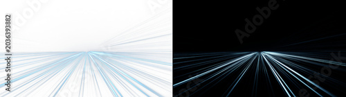 Abstract speed light trail effects. light speed background with motion blur for overlay.