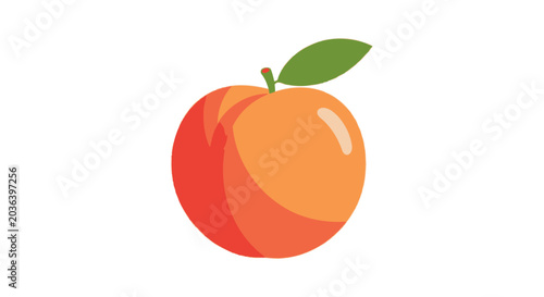 Sweet peaches with dotted halftone texture border