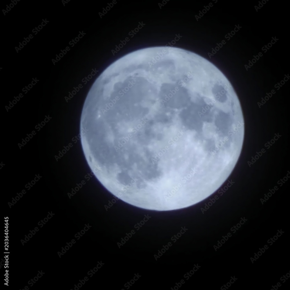 Fototapeta premium full moon night sky