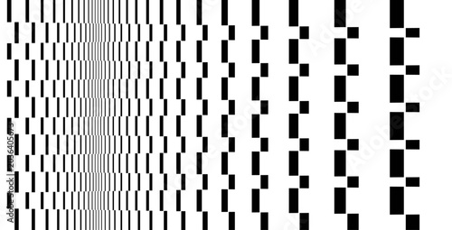 Foto An abstract code matrix structure of large pixel elements