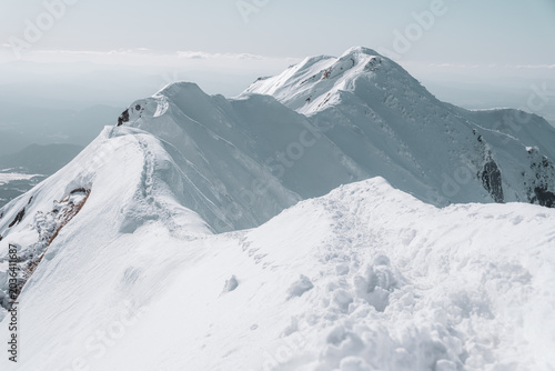冬山の風景