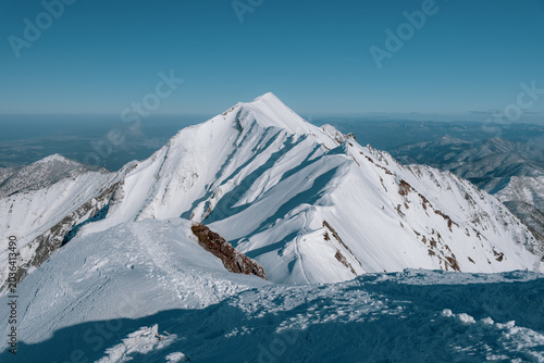 冬山の風景