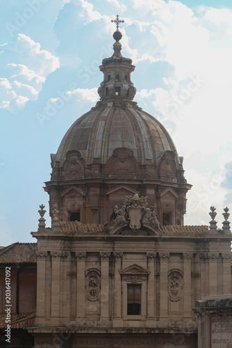Italy Buildings details in summer