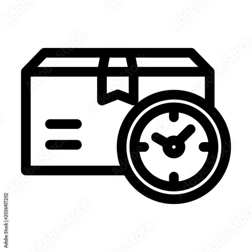 Duration of Delivery Simple Icon