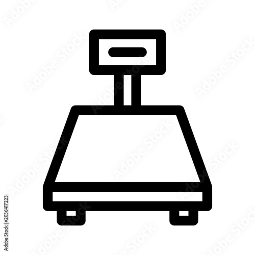 Hybrid Scales Icon Simple Illustration