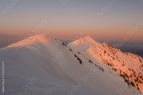 冬山の風景