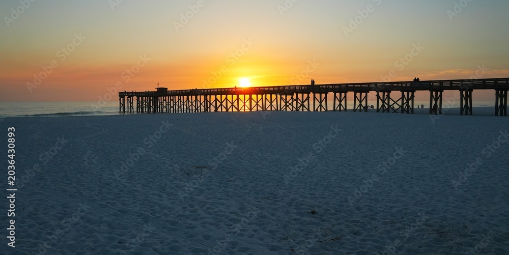 Fototapeta premium Week Stay At St Andrews State Park Florida