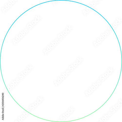 Abstract circular border design