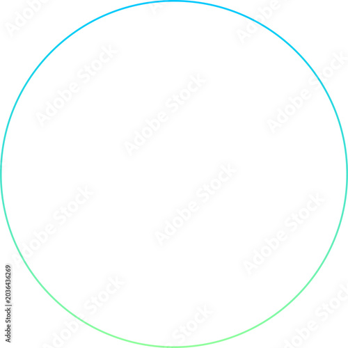 Abstract circular border design