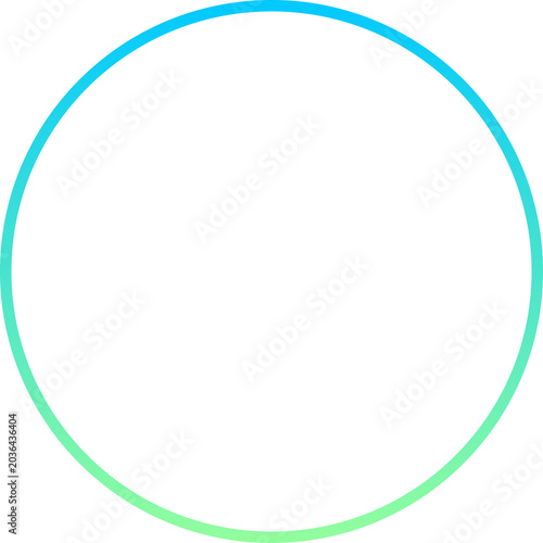 Abstract circular border design