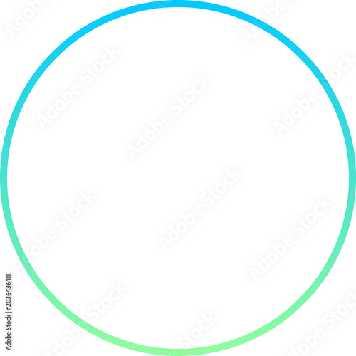Abstract circular border design