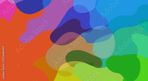 Abstract liquid gradient shapes composition, colorful fluid vector background