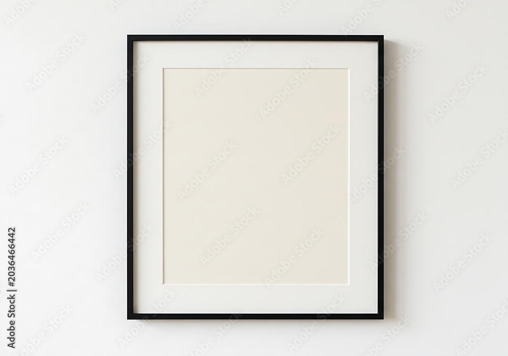 Fototapeta premium Minimalist Canvas: Subtlety in Frame