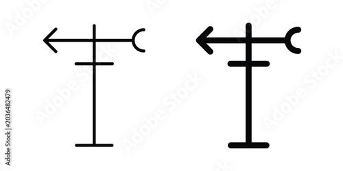 Εκτύπωση καμβά Veleta icon for mobile apps and websites.