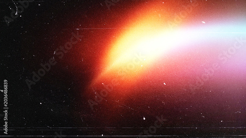 light leak overlay effect with scratch dust and blur red light leaks,retro noisy film texture light leak flare on black background,abstract background with light,grunge old film burn
