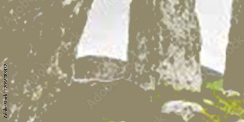 Bilde på lerret Ancient Standing Stones Circle Formation Blurry Landscape Background