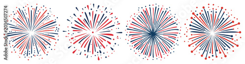 PNG Colorful festive fireworks display, transparent background