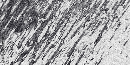 Slika na platnu Textured monochrome abstract background with flowing diagonal lines and organic