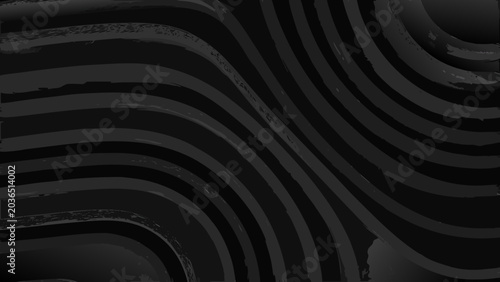 Photos Wavy lines form an abstract monochromatic black background creating a textured a