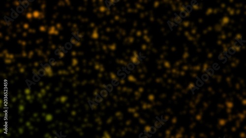 Abstract blurred particle background loop animation with floating gradient dots, seamless soft motion texture, dynamic futuristic particle backdrop for digital visual design