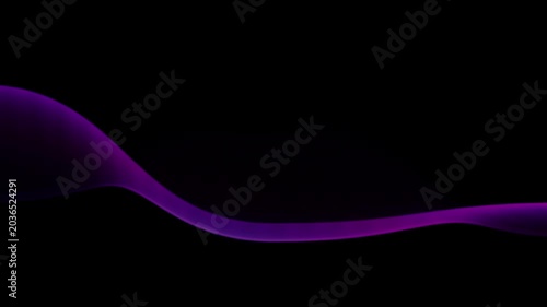 Abstract flowing wave line animation background with smooth curved motion pattern, seamless modern liquid texture loop, dynamic futuristic backdrop for digital visual design