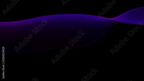 Abstract flowing wave line animation background with smooth curved motion pattern, seamless modern liquid texture loop, dynamic futuristic backdrop for digital visual design
