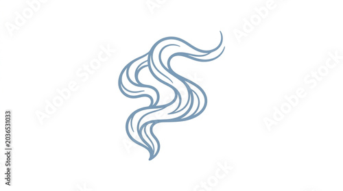 Abstract swirling smoke or vapor illustration.