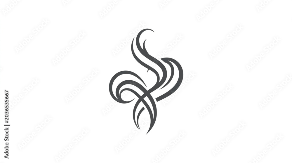 Obraz premium Abstract Swirls of Smoke or Steam.