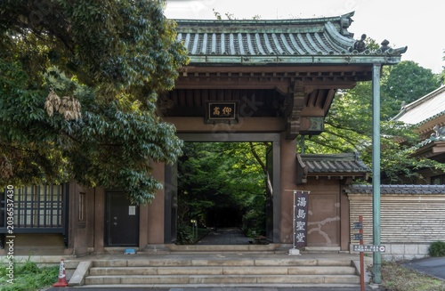 Bild auf Leinwand Main entrance of Tokyo Yushima Confucius Temple