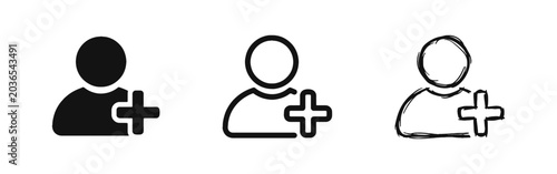 Add user icon set for profile creation and member registration