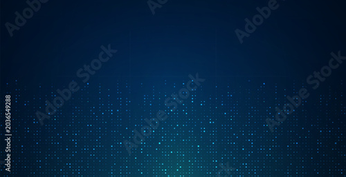 Digital technology background. Digital data square blue pattern pixel background
