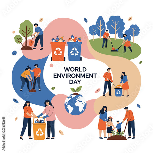 World Environment Day Eco Friendly Actions.
