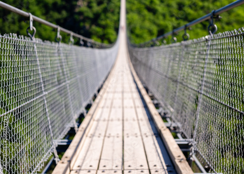 Geierlay suspension bridge, Moersdorf, Rhineland-Palatinate, Germany, Europe.