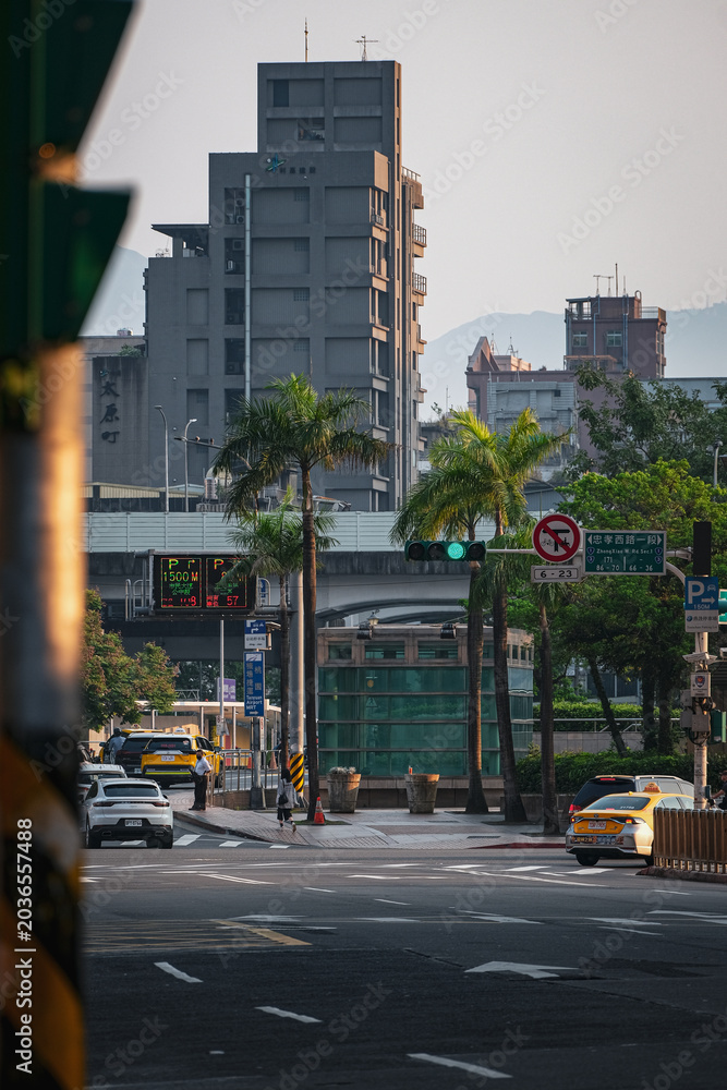 Fototapeta premium taipei city view