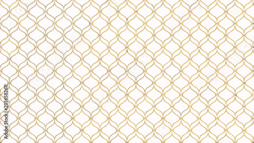 Geometric teardrop pattern with repeating cells and a white background a minimalistic design element shape lattice grid interlocking shapes minimalist abstract
