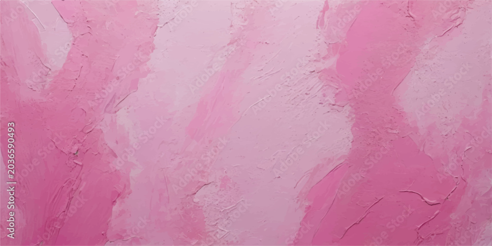 Fototapeta premium A vintage pink wall texture features a rough grungy paint pattern on an aged plaster surface, creating a dirty artistic backdrop with a distressed vintage design