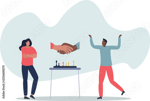 Photos Conflict resolution in business with smart tactics and strategy