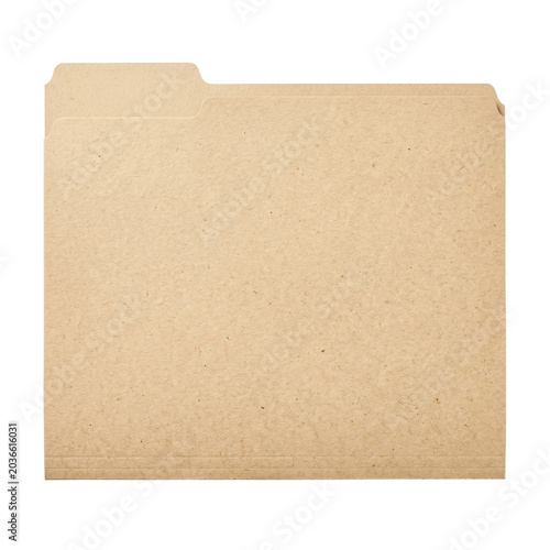 Konstfotografi Blank recycled kraft paper folder