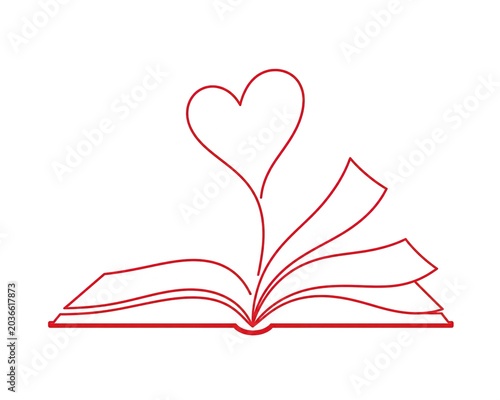 love for reading logo