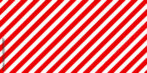 Foto Red And White Diagonal Stripe Pattern With A White Background